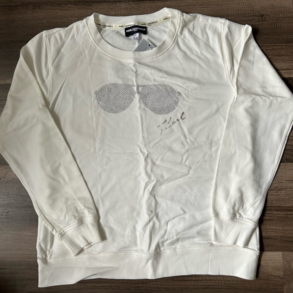 Karl Lagerfeld sweatshirt Small NWT